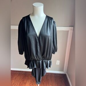 Express Black Bodysuit for Women Size XL